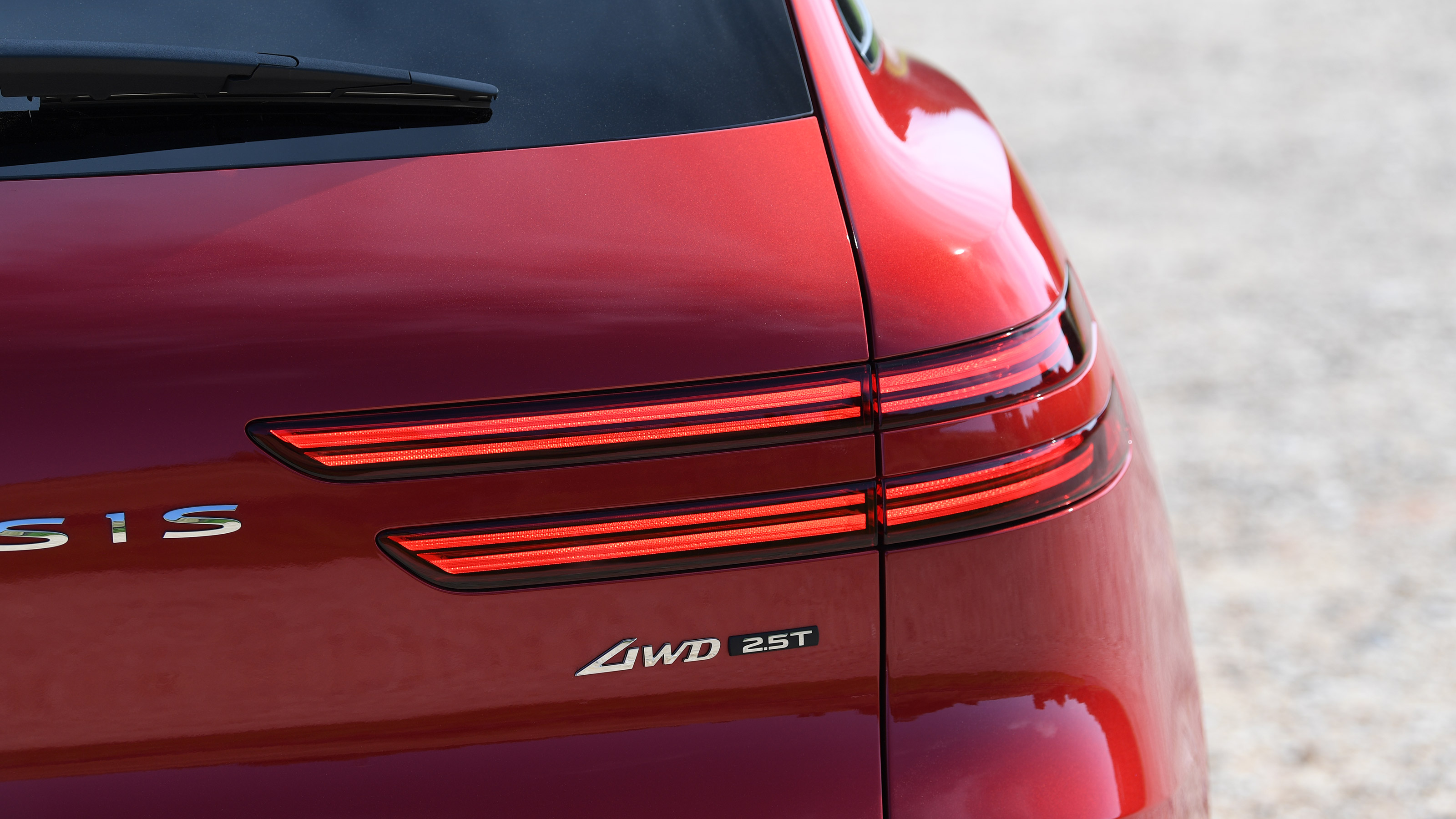 Genesis GV70 SUV rear lights