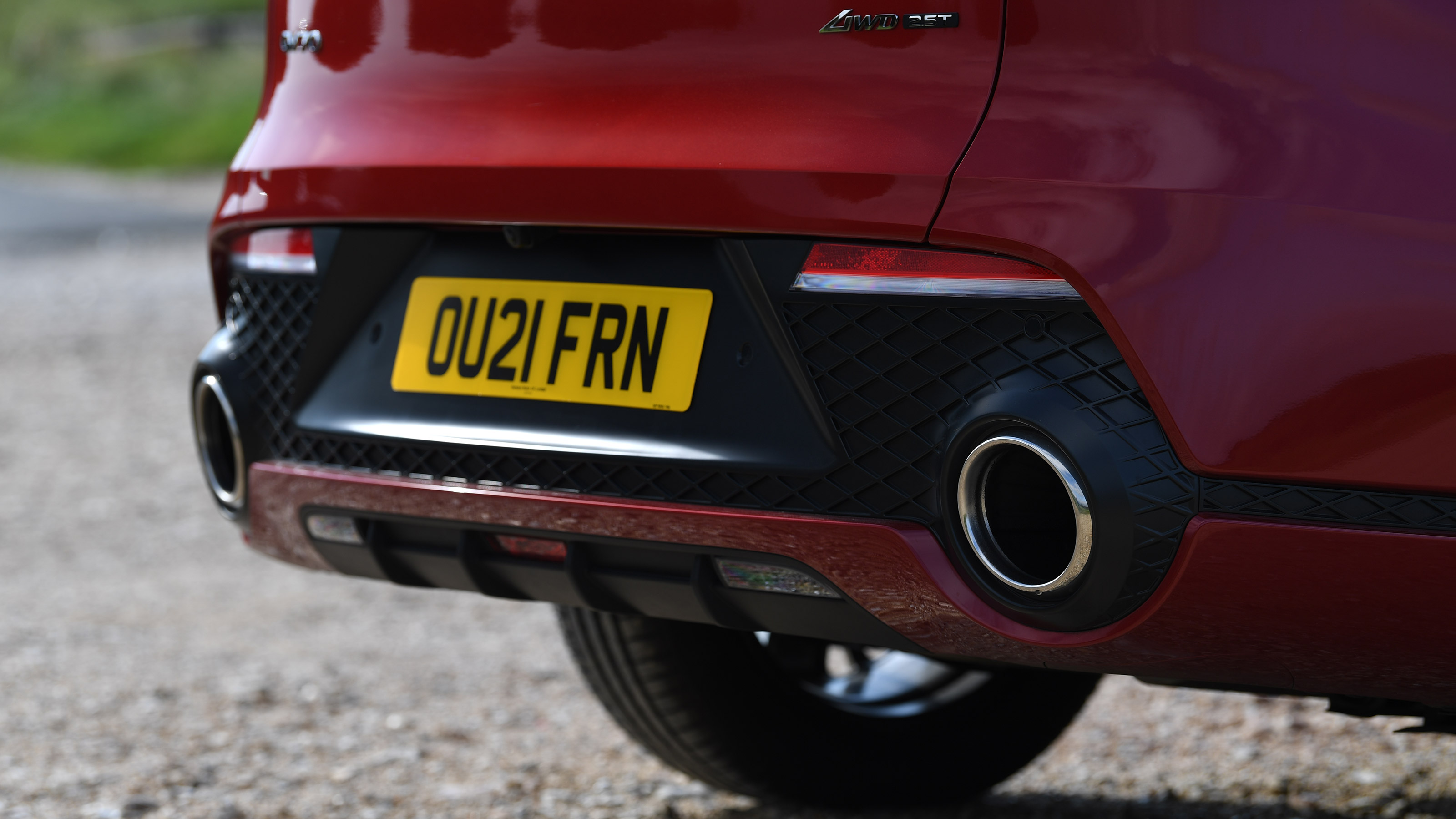 Genesis GV70 SUV tailpipes