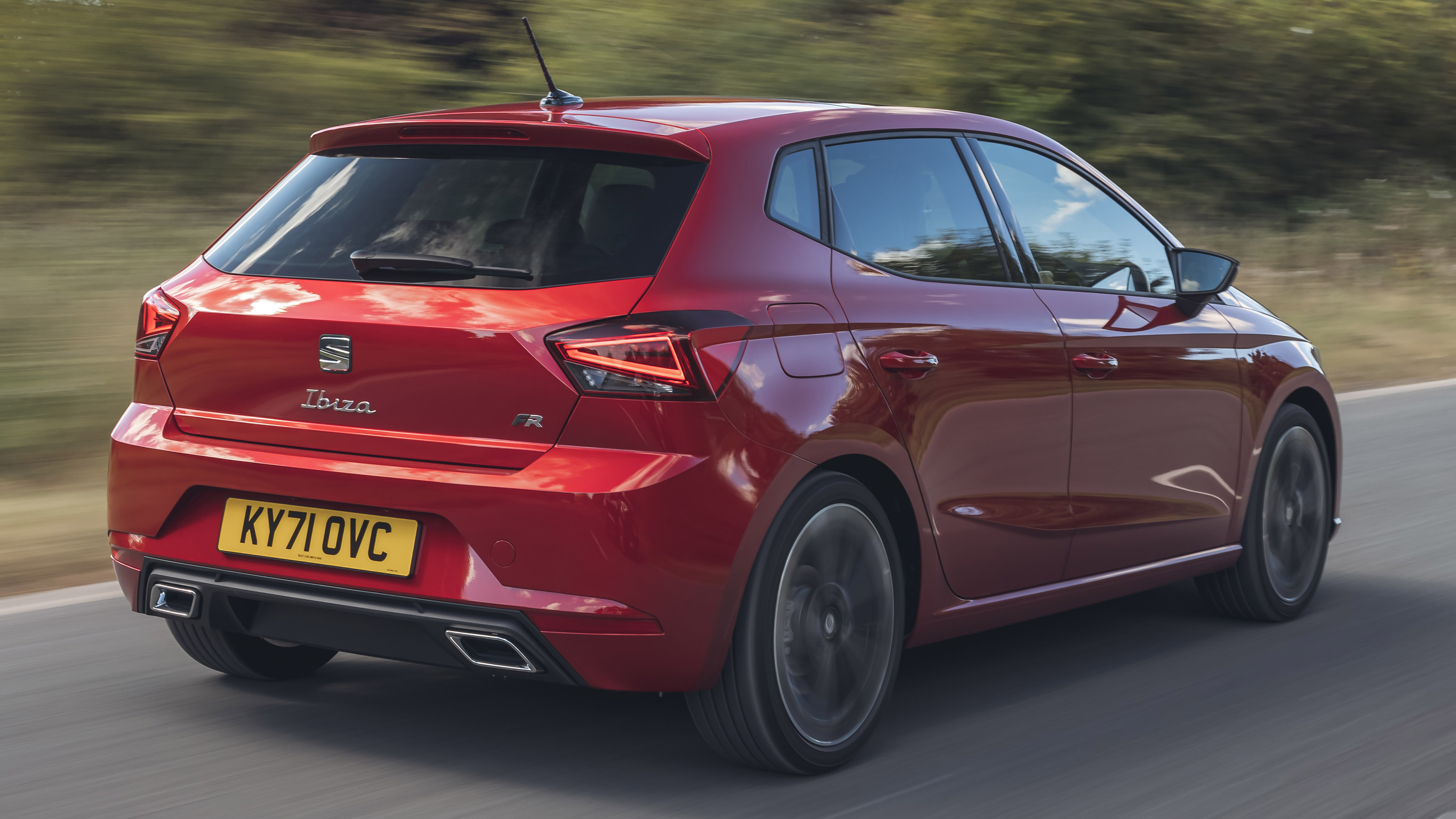 SEAT Ibiza hatchback rear 3/4 tracking