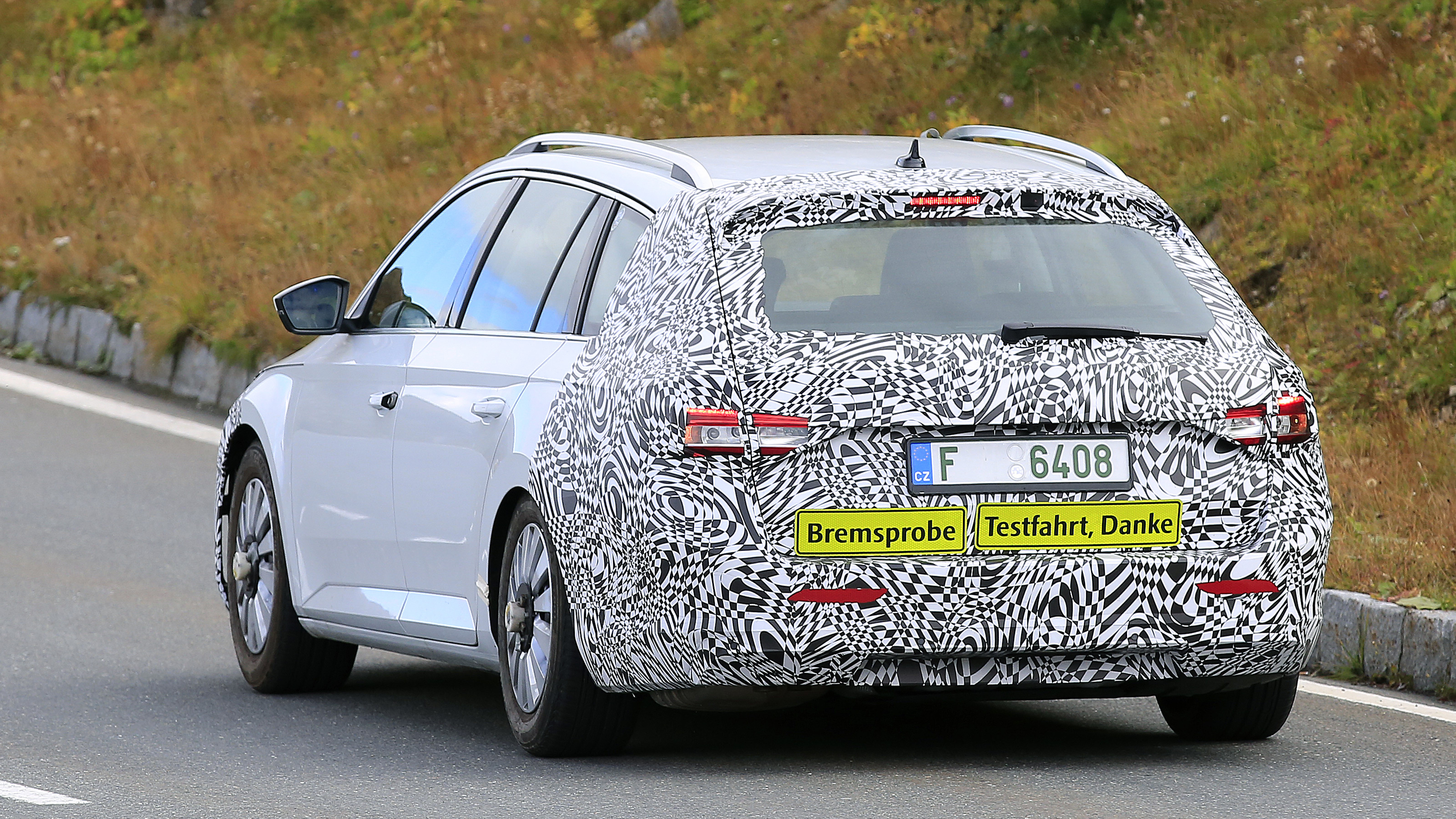 2023 skoda superb prototype rear 