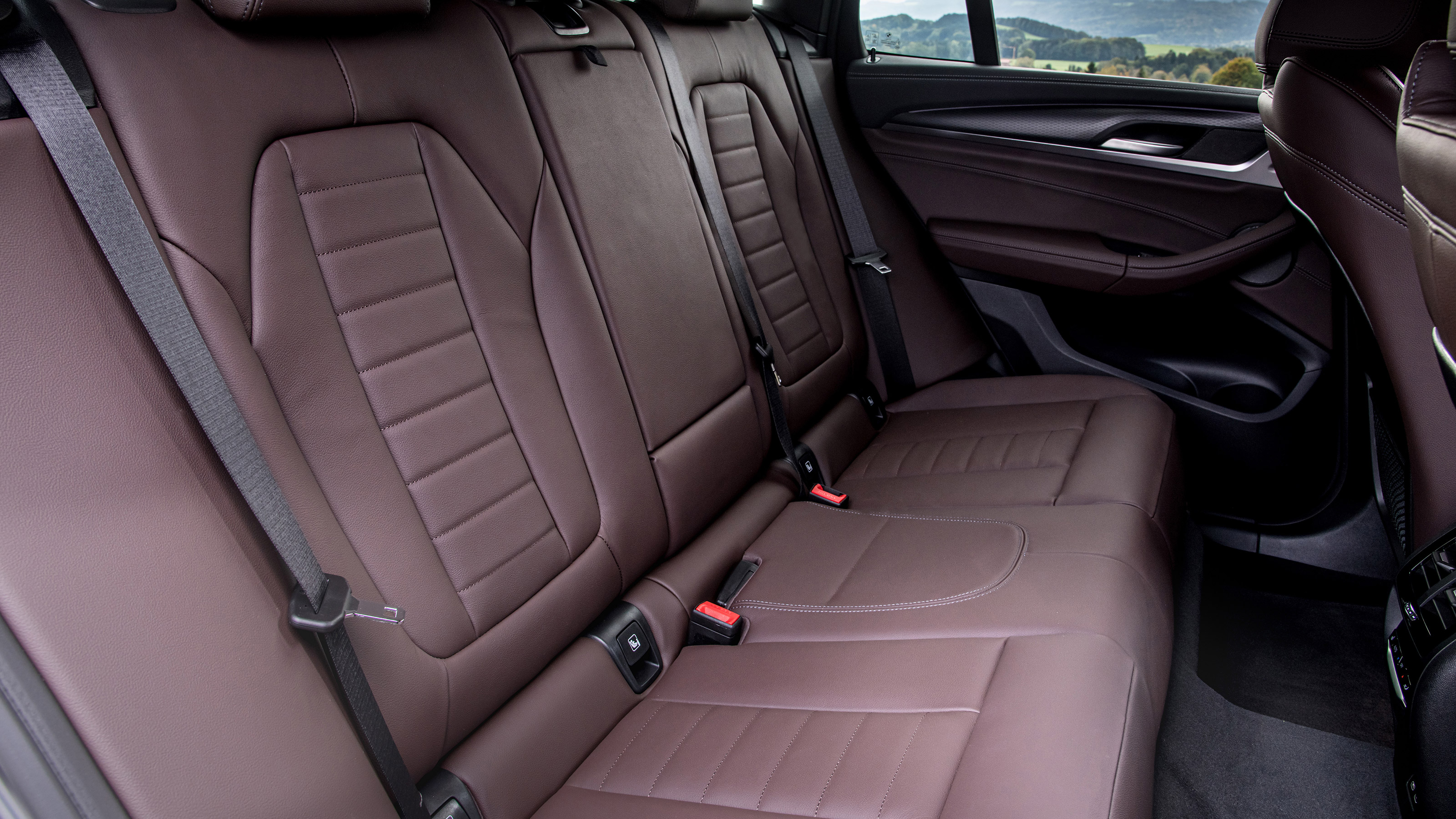BMW X3 SUV rear seats