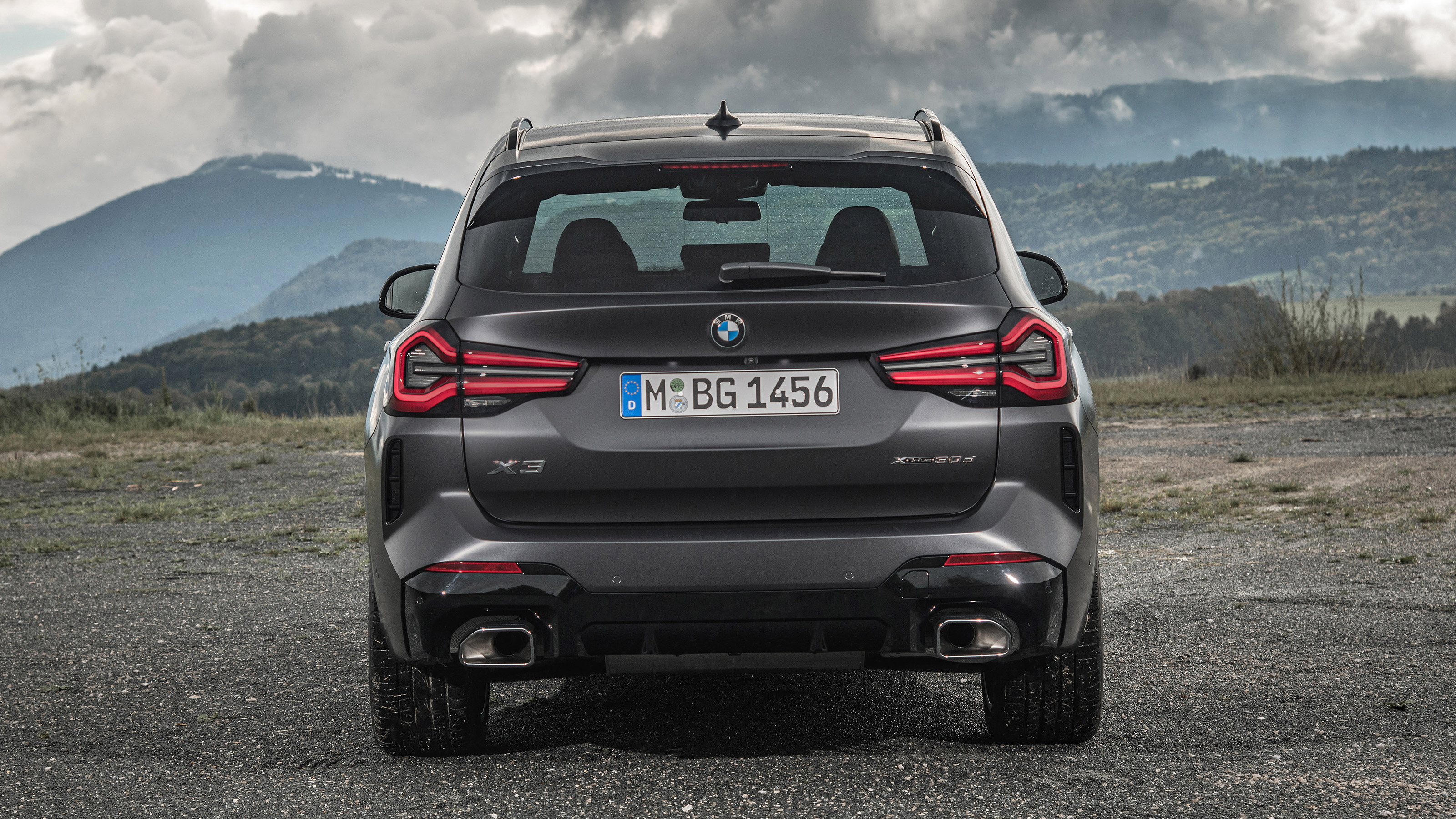 BMW X3 SUV rear static