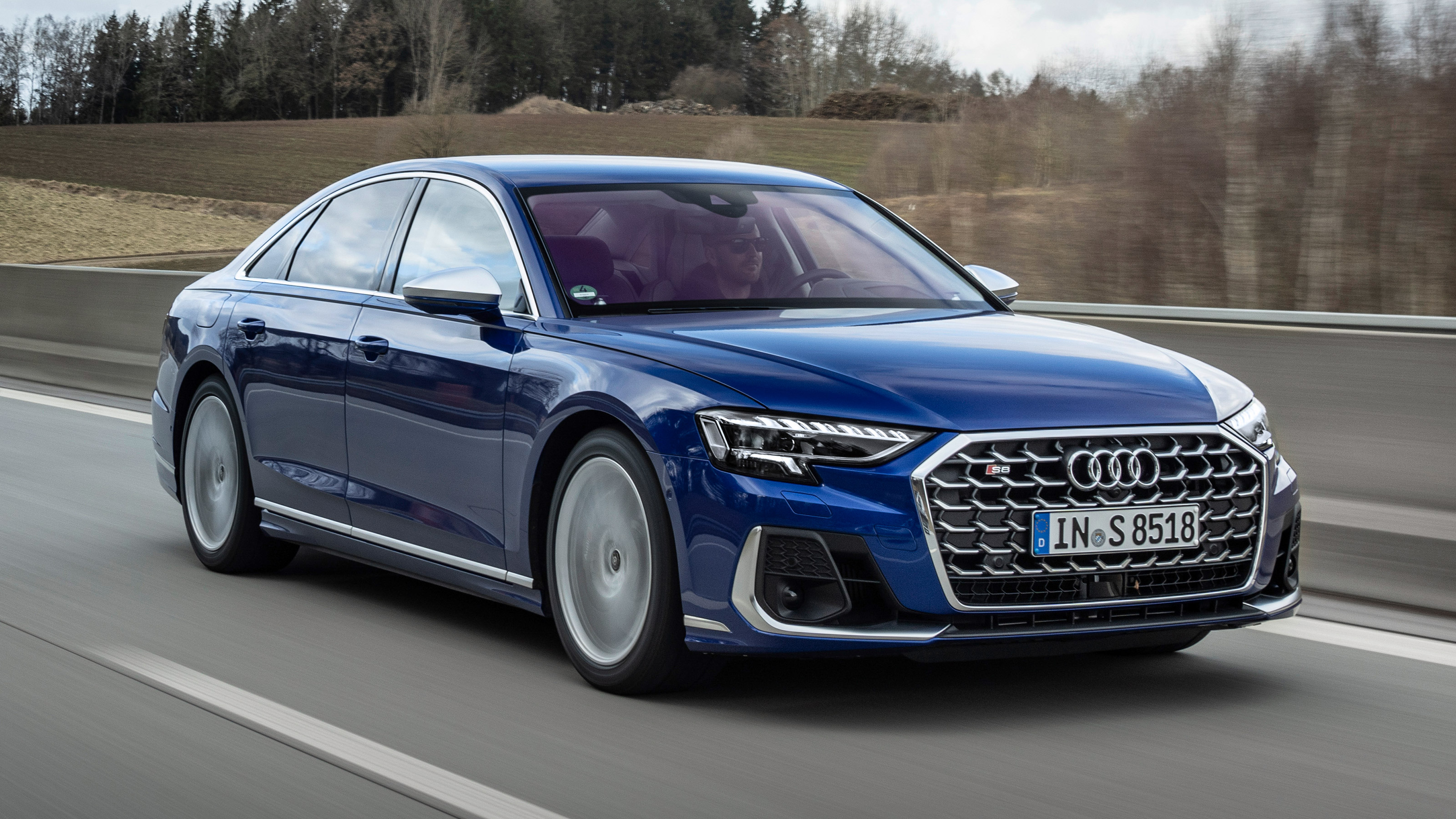 2022 Audi S8 driving