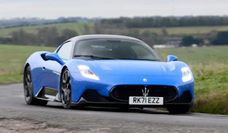 Maserati MC20 driving