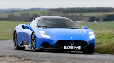 Maserati MC20 driving