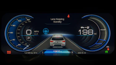 SsangYong Korando e-Motion dials