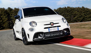 Abarth 595 on track