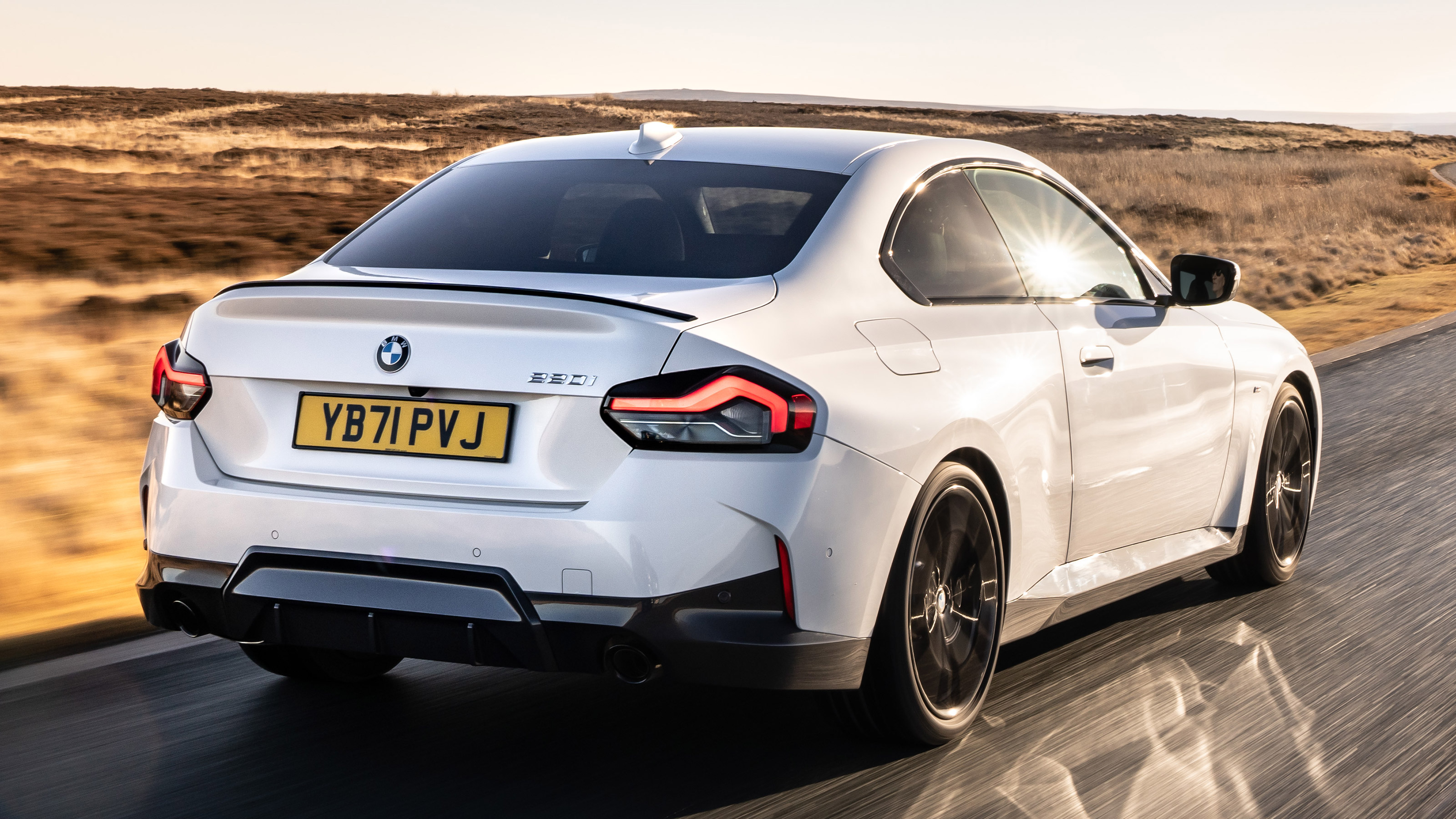 2022 BMW 2 Series Coupe driving - rear