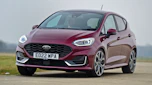 Facelifted Ford Fiesta driving
