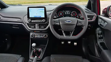 Facelifted Ford Fiesta interior