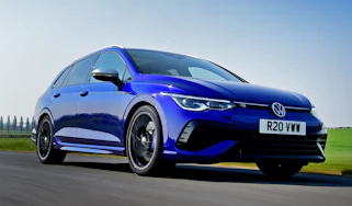 2022 Volkswagen Golf R estate front quarter