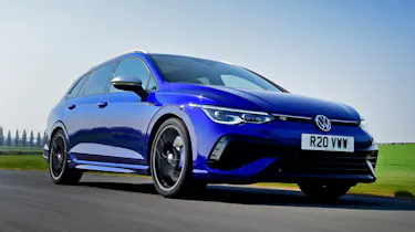 2022 Volkswagen Golf R estate front quarter