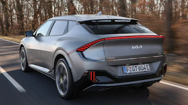 Kia EV6 GT driving - rear