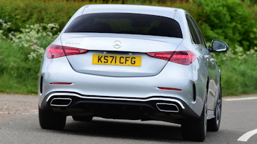 Mercedes C-Class Hybrid rear cornering