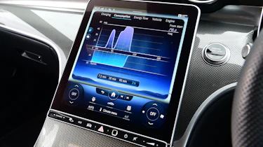 Mercedes C-Class Hybrid infotainment display