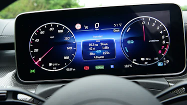 Mercedes C-Class Hybrid digital instruments
