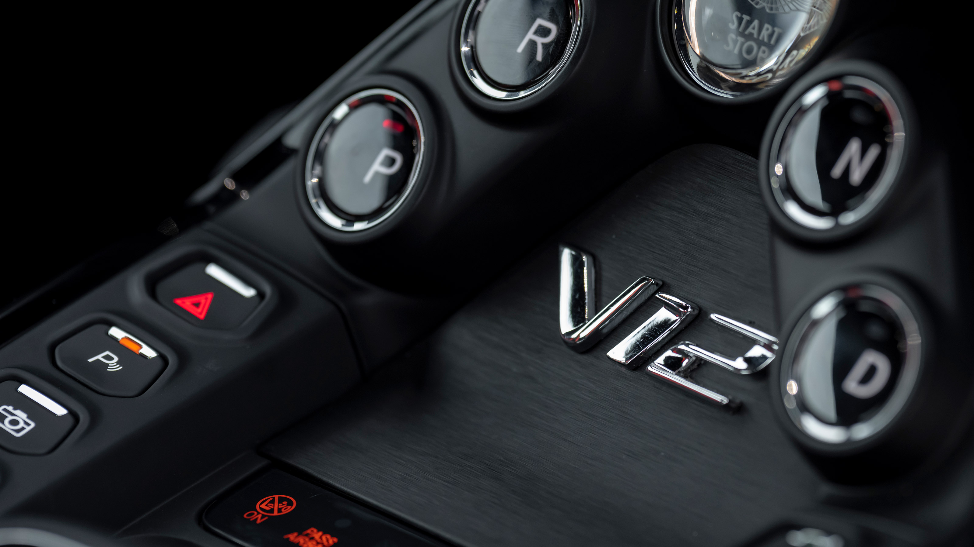 Aston Martin V12 Vantage badge