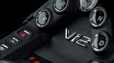 Aston Martin V12 Vantage badge