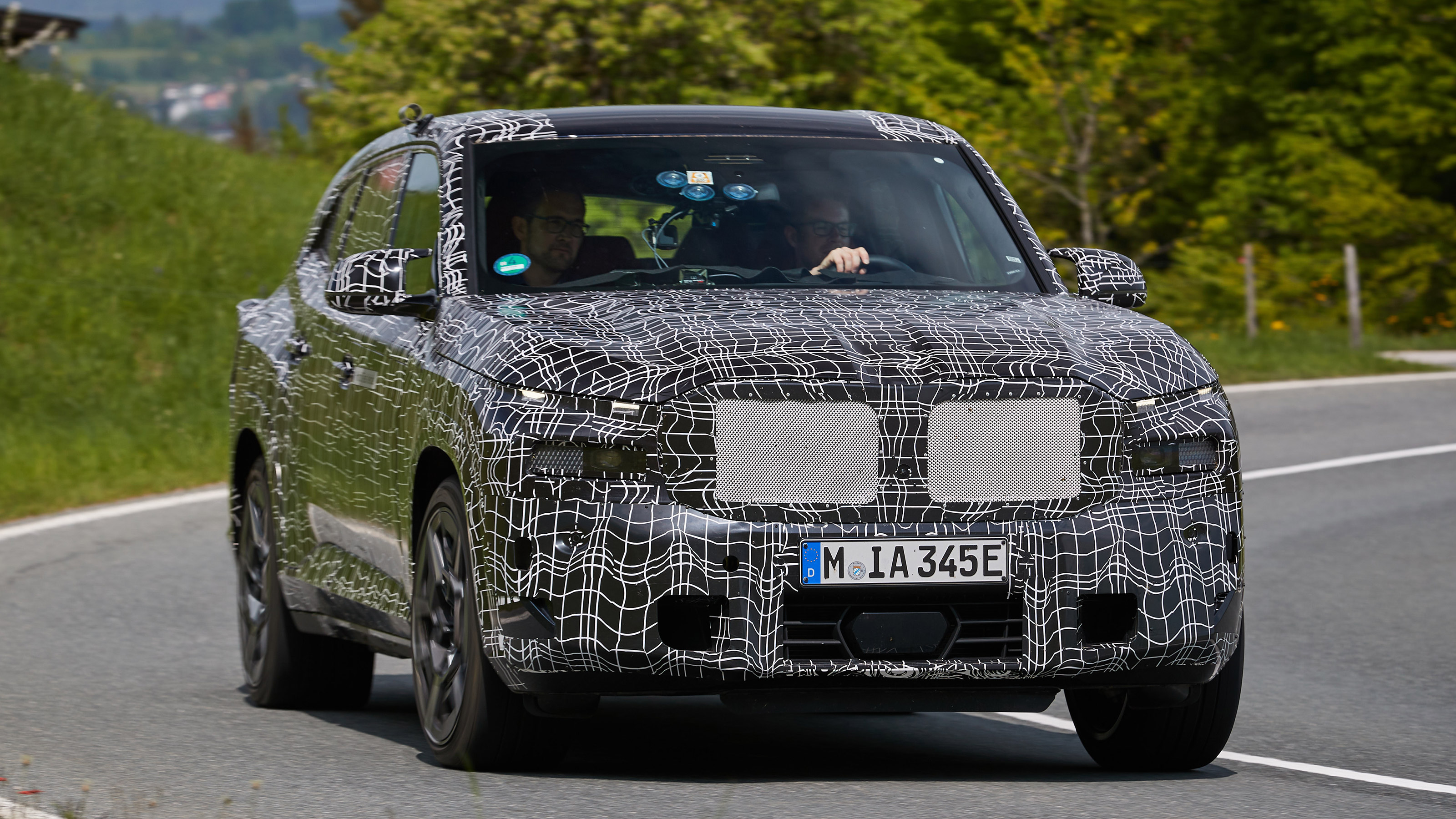 BMW XM prototype front view