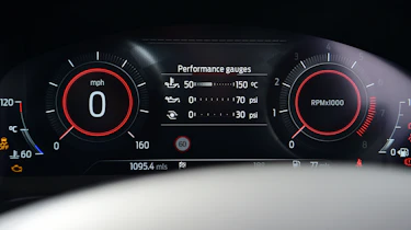 2022 Ford Fiesta ST dials