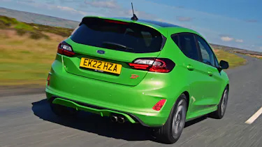 2022 Ford Fiesta ST driving - rear