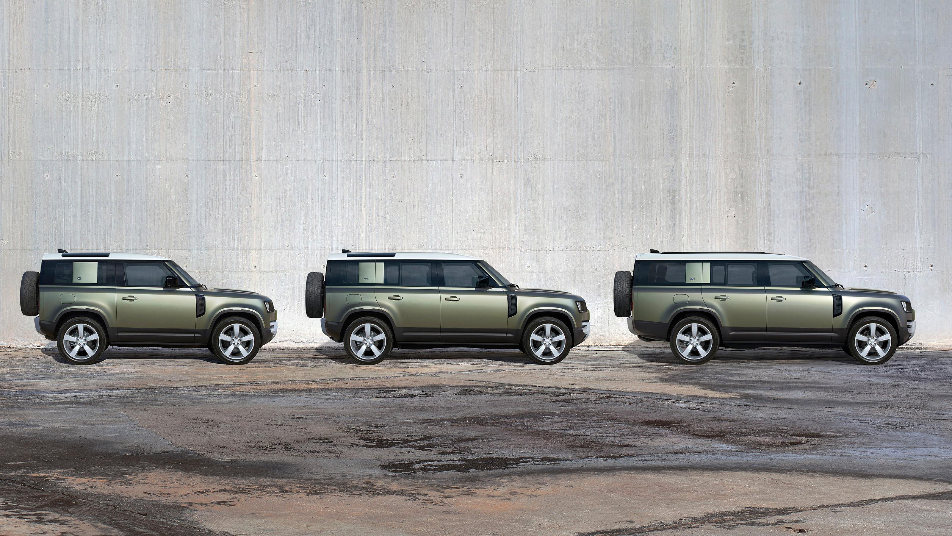 Land Rover lineup