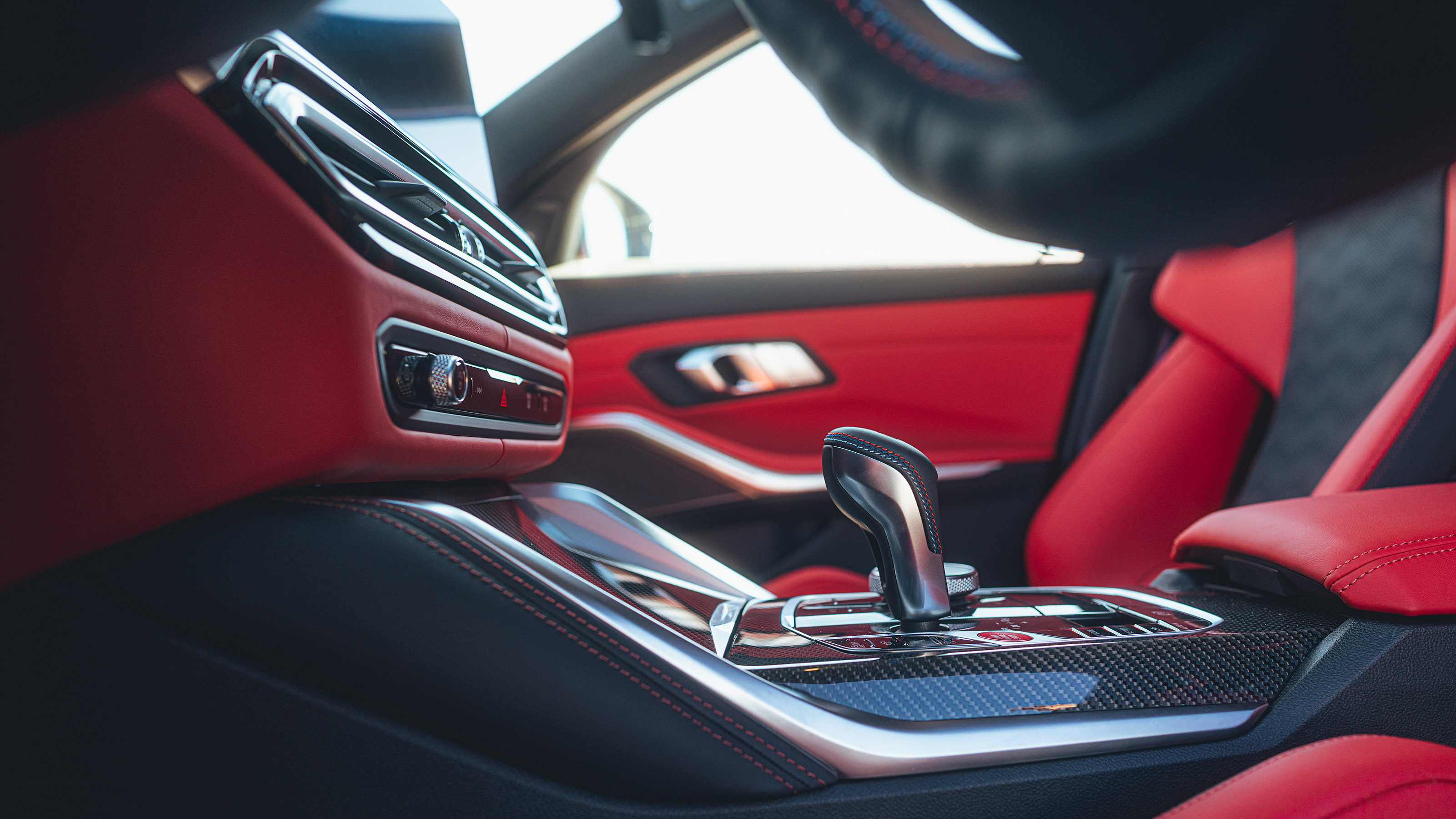 BMW M3 Touring interior - low view