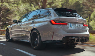 BMW M3 Touring driving - rear
