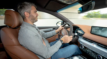 Genesis Electrified G80 driving