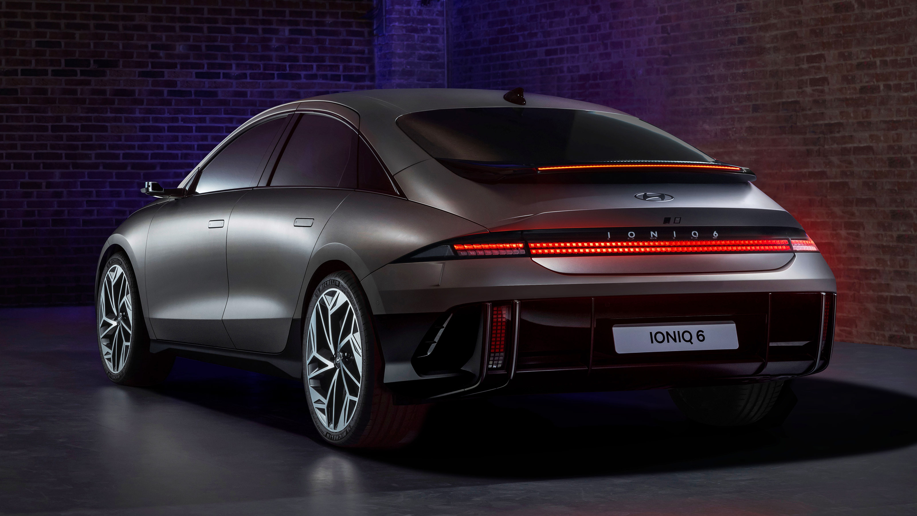 Hyundai Ioniq 6 rear view