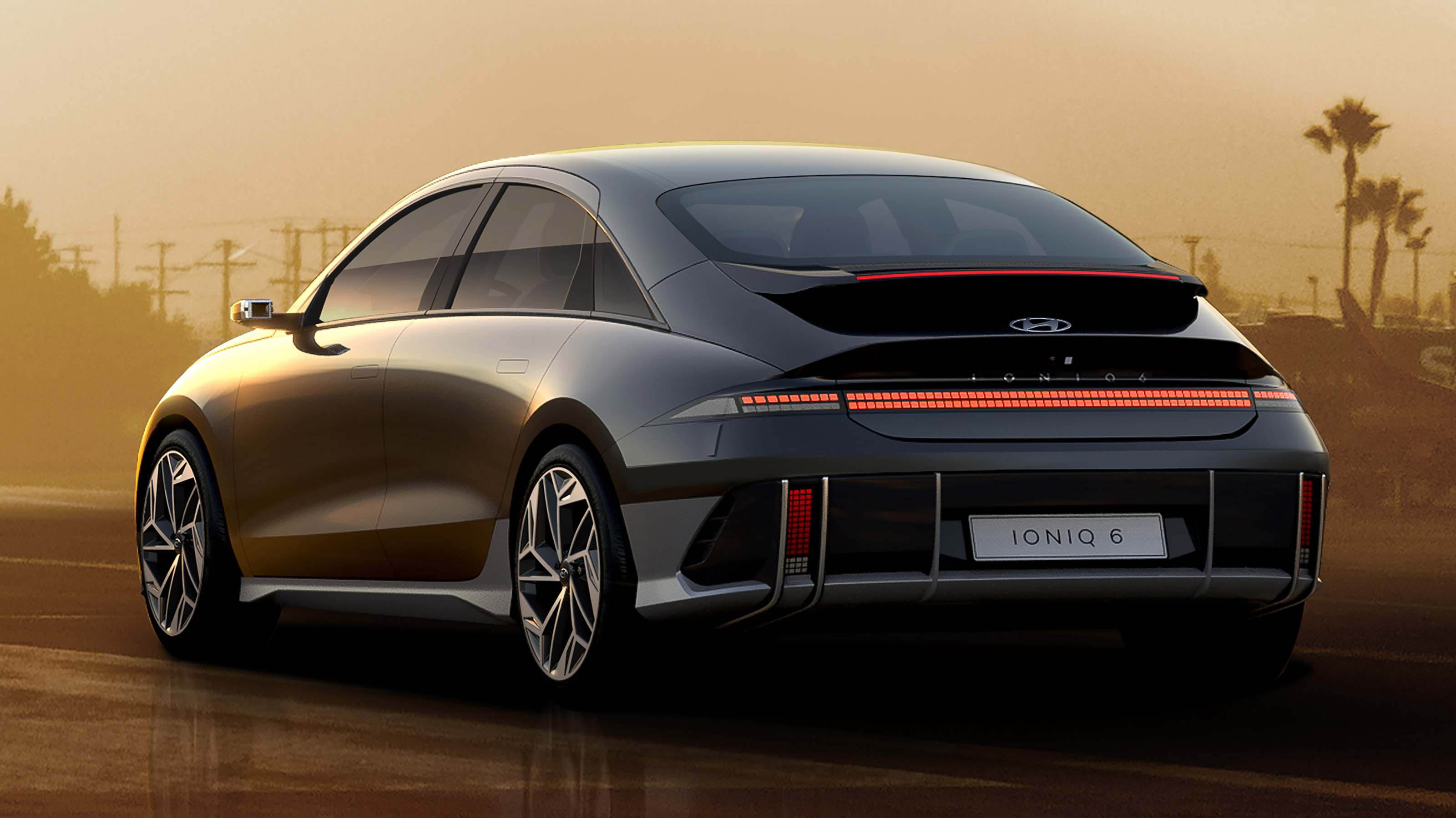 Hyundai Ioniq 6 rear end