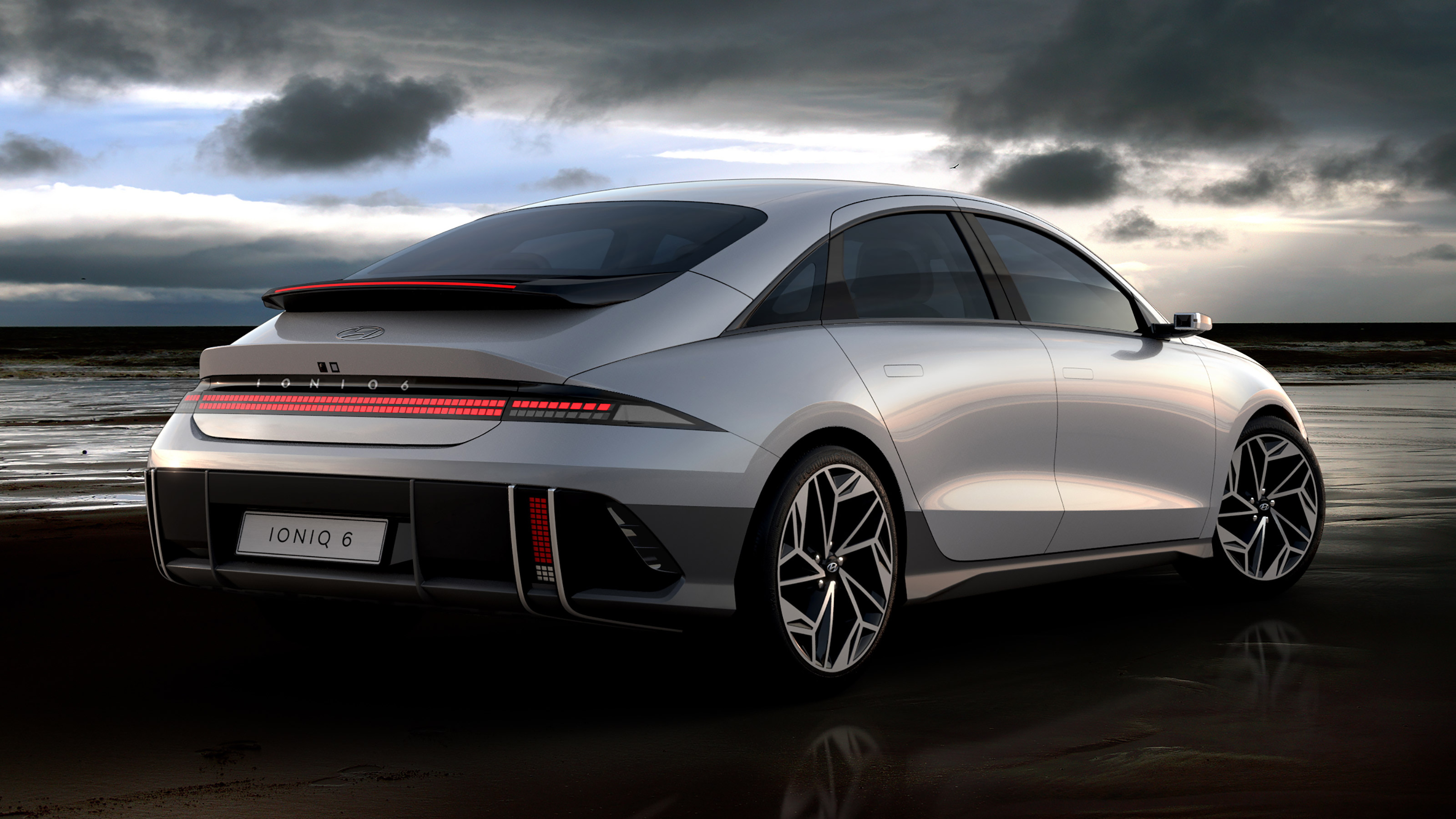 Hyundai Ioniq 6 rear