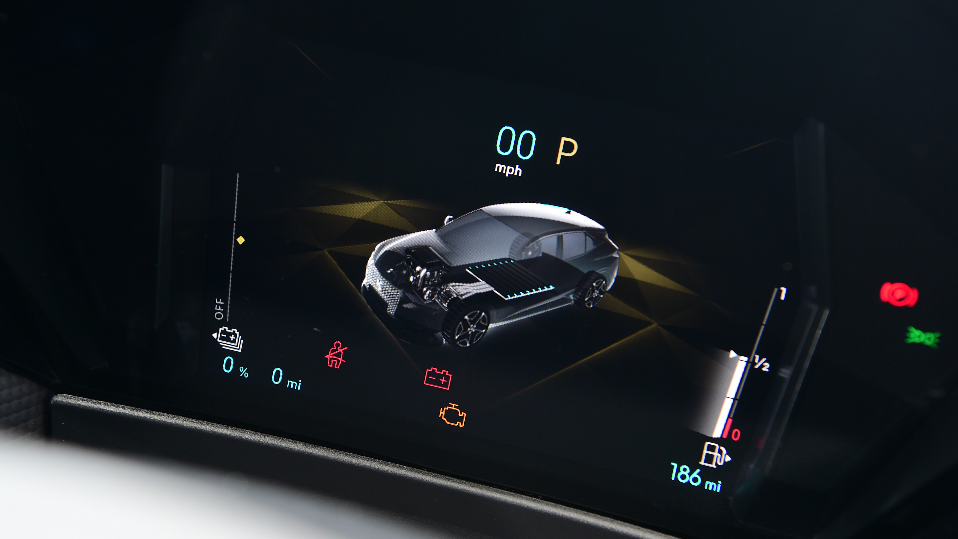DS 4 hatchback UK instrument display