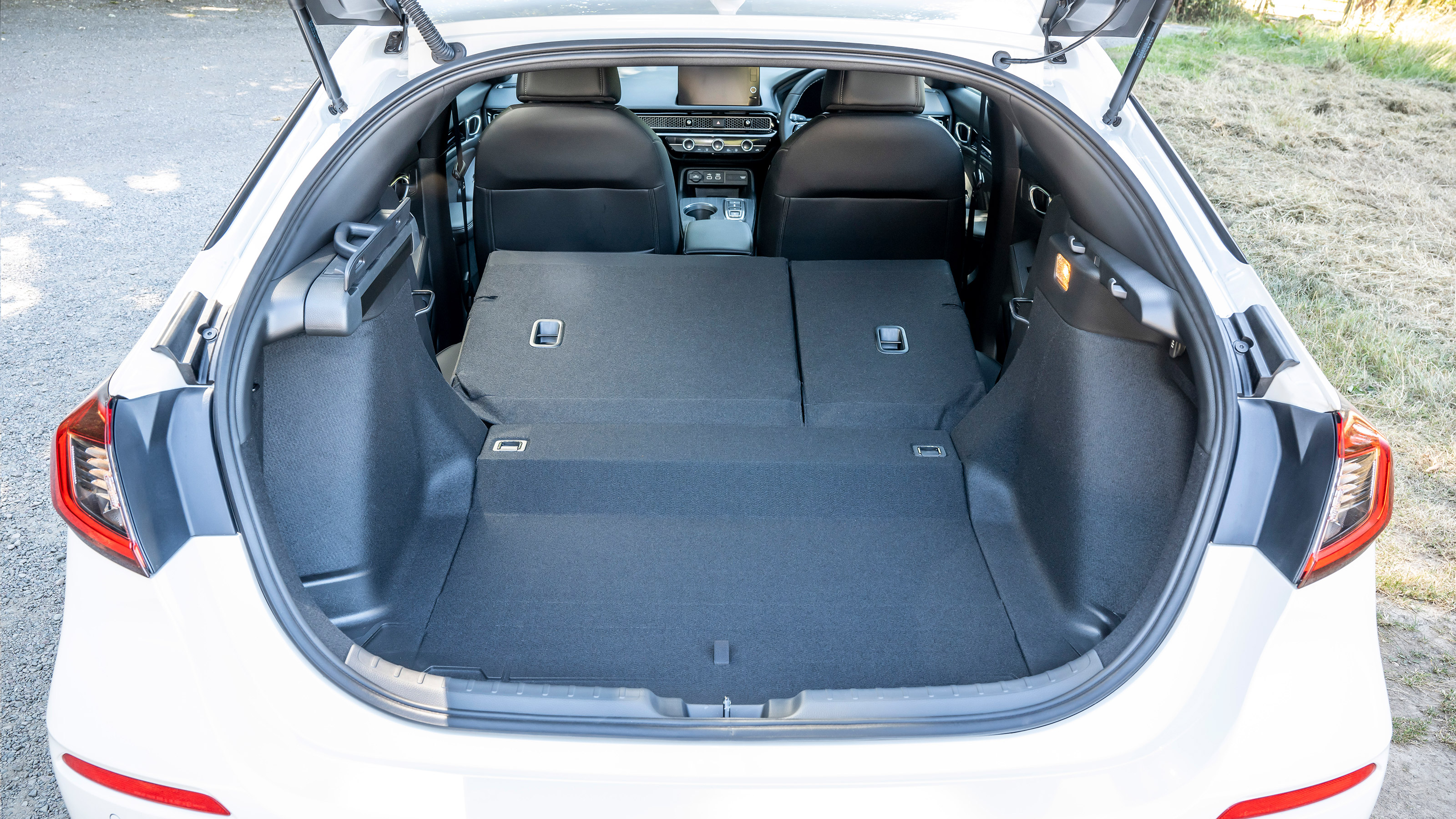Honda Civic hatchback boot seats folded down