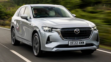 Mazda CX-60 SUV front 3/4 tracking