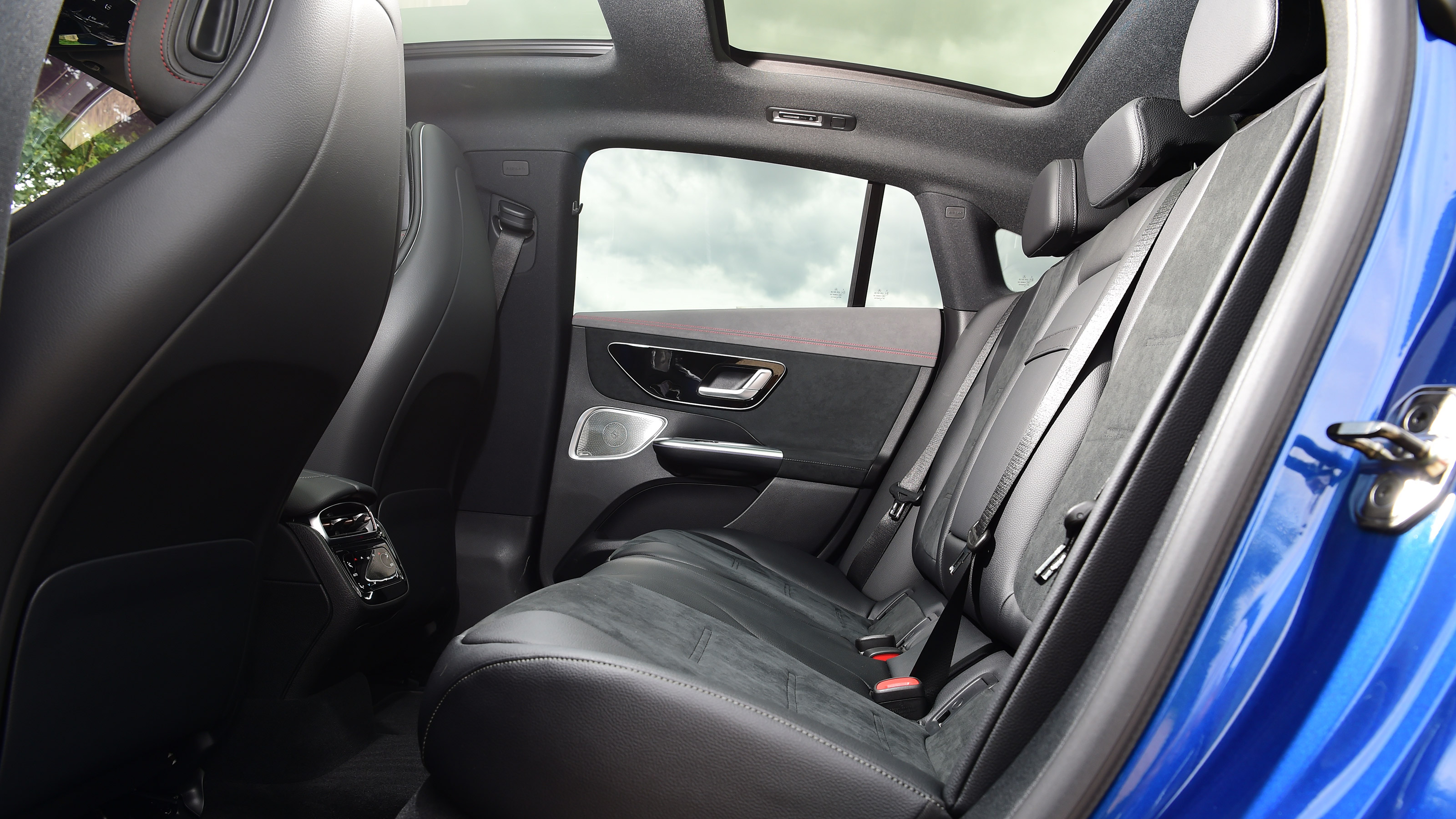 Mercedes EQE 350+ rear seats