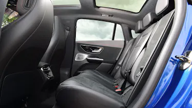 Mercedes EQE 350+ rear seats