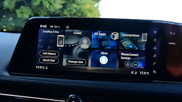 Nissan Ariya SUV infotainment display