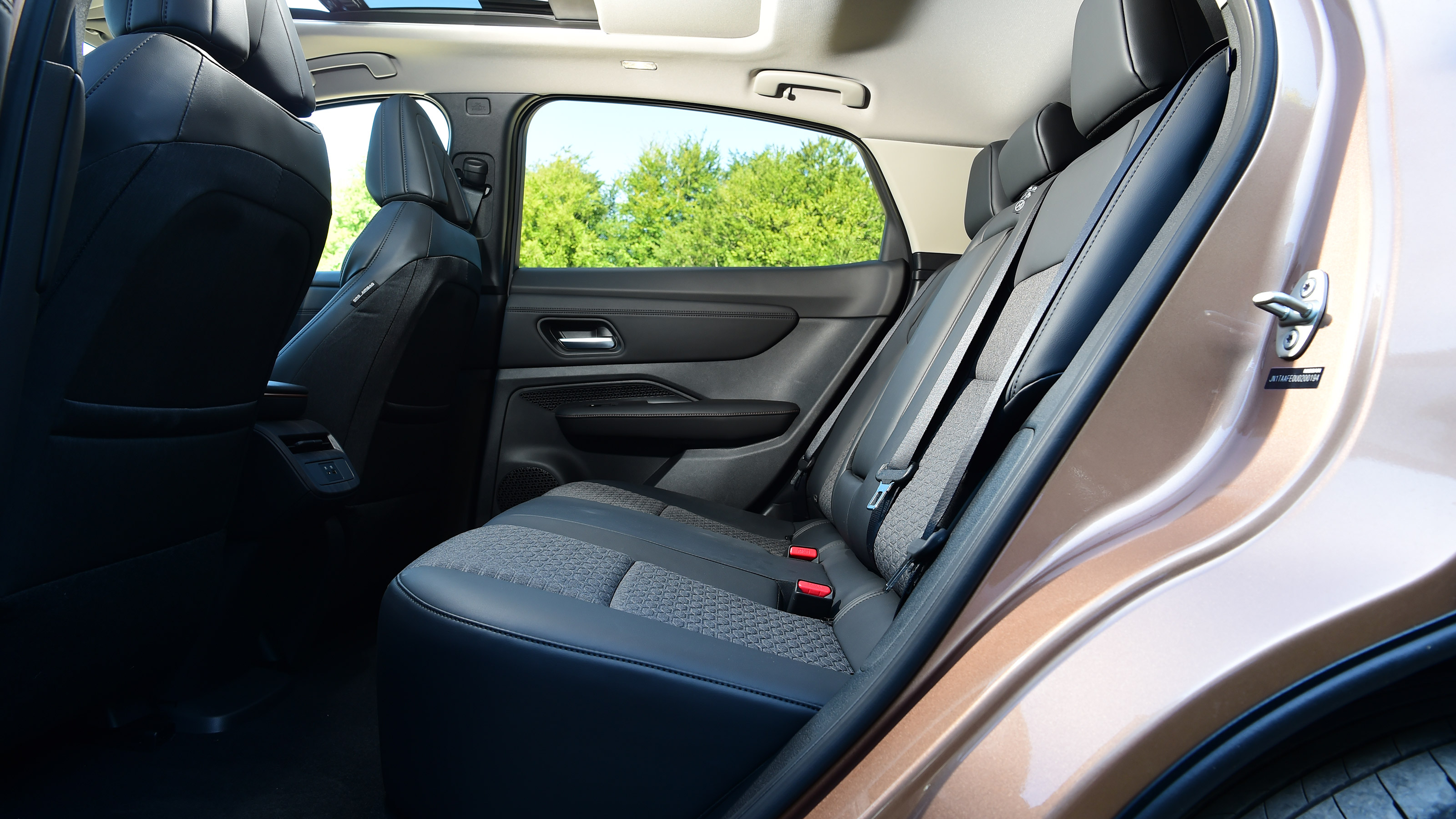 Nissan Ariya SUV rear seats