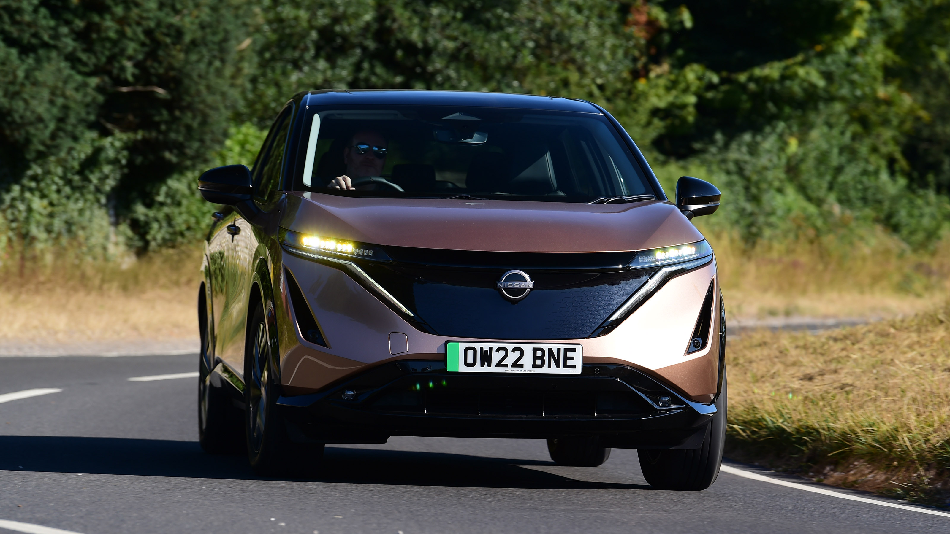 Nissan Ariya SUV front cornering