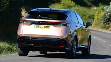 Nissan Ariya SUV rear driving