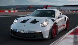 Porsche 911 GT3 RS front passenger side