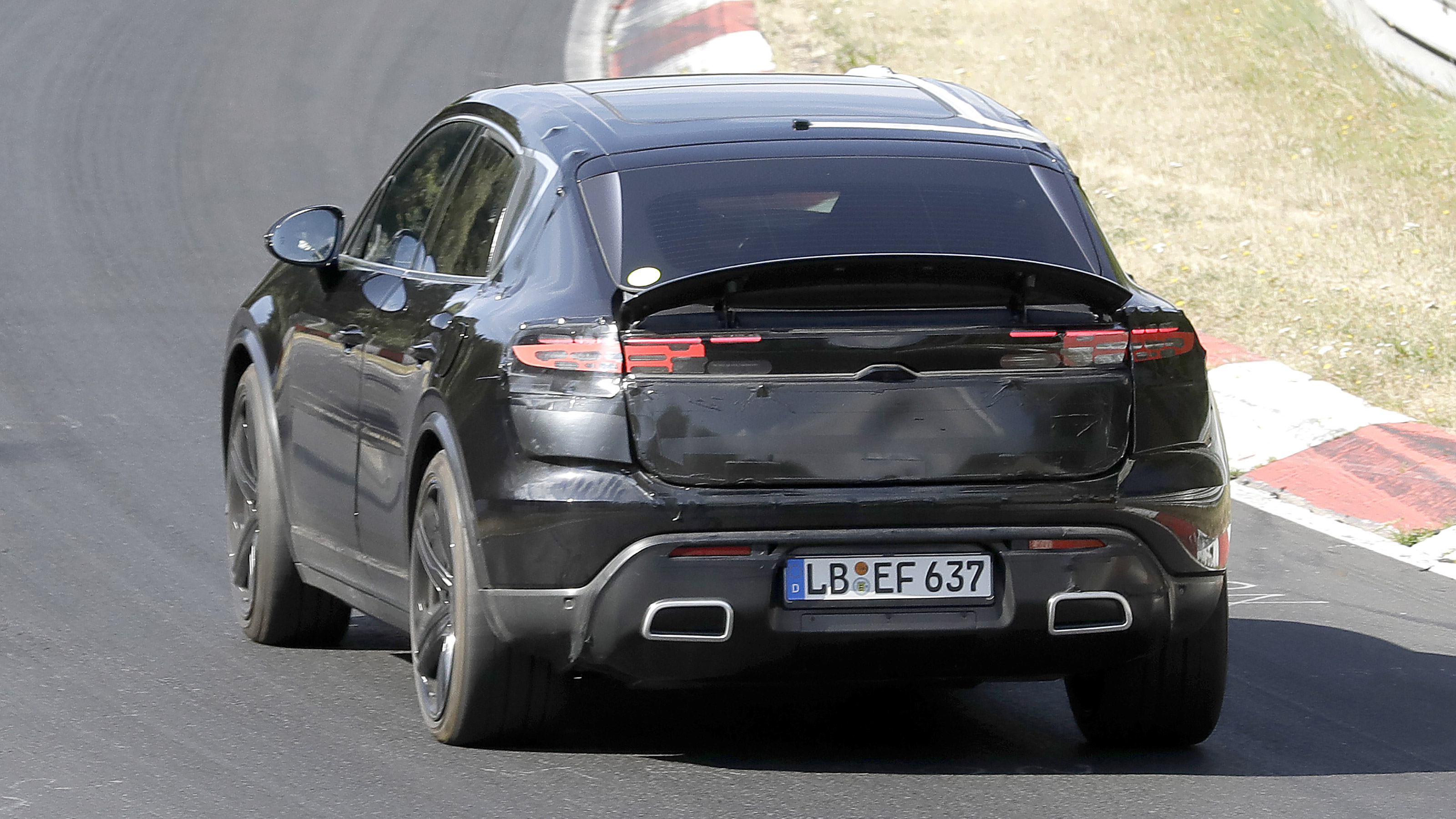 2023 Porsche Macan EV Nurburgring rear