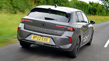 Vauxhall Astra hatchback rear 3/4