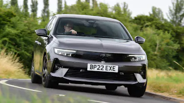 Vauxhall Astra hatchback front cornering