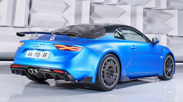 Alpine A110 R rear offside quarter
