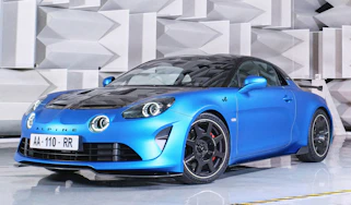 Alpine A110 R front nearside