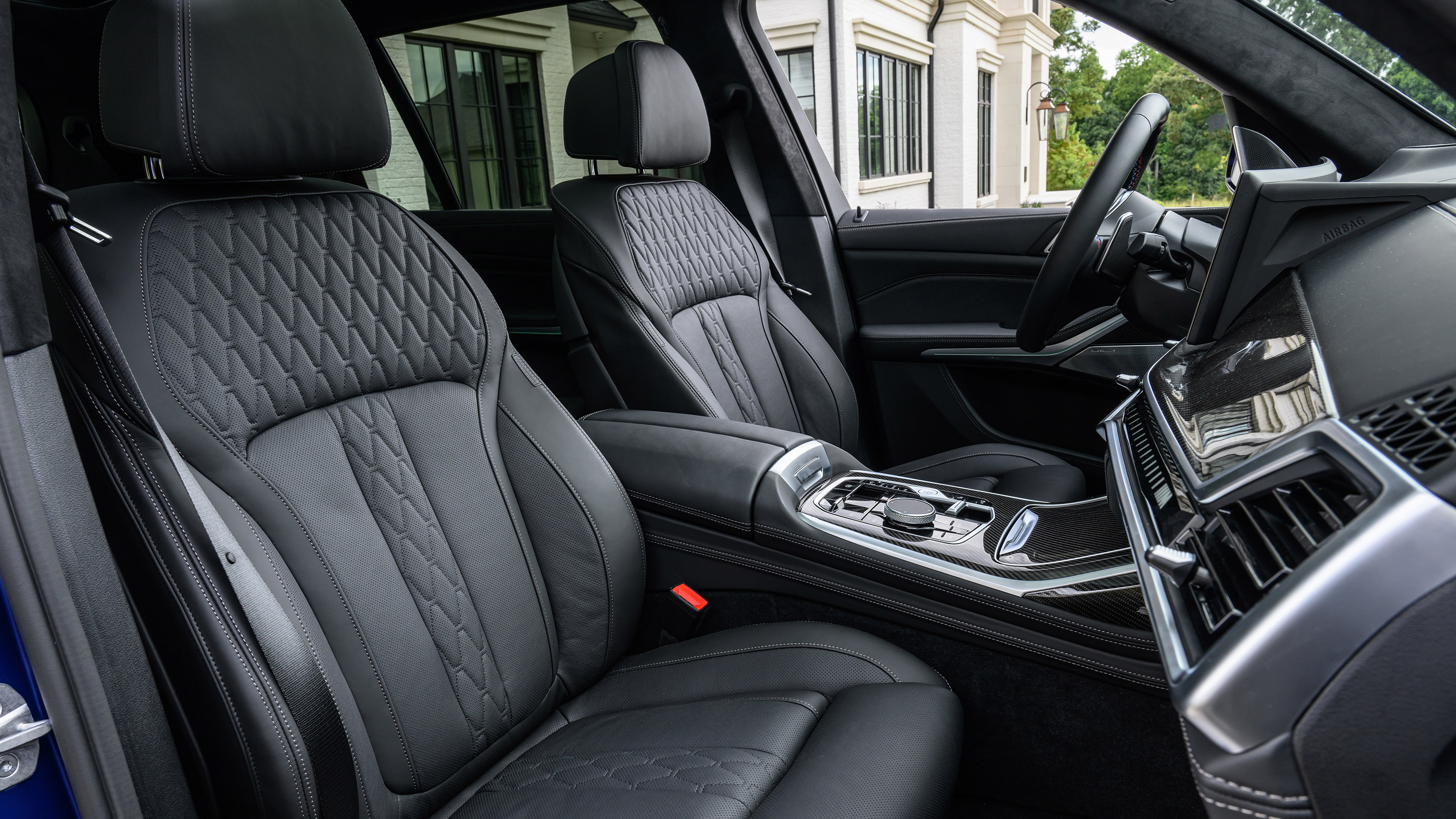 BMW X7 SUV front seats