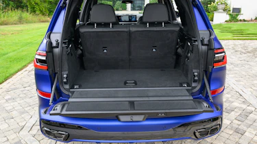 BMW X7 SUV boot seats folded