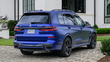 BMW X7 SUV rear 3/4 static